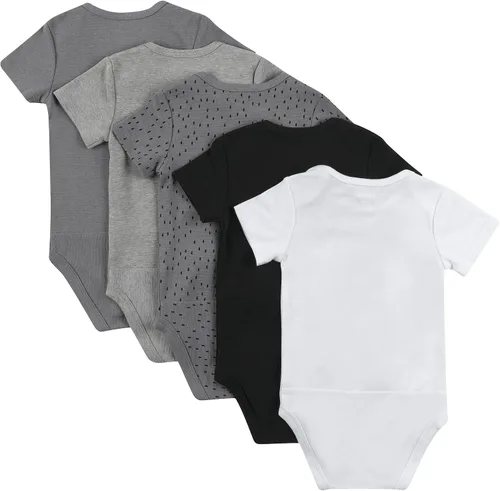 Vista 2 de Hanes - Bodis para bebés, Ultimate Flexy de manga corta, unisex, paquete de 5unidades