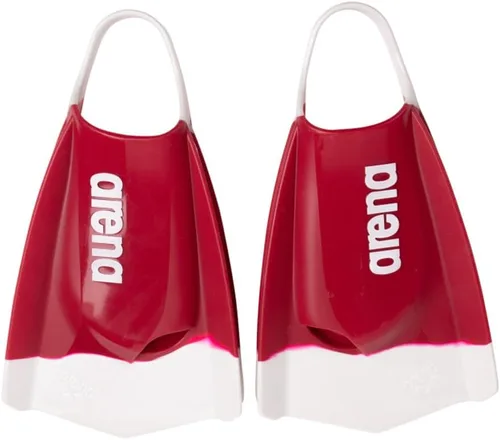 Vista 9 de Arena Unisex Adult Powerfin Pro II - Aletas de entrenamiento para natación para hombres y mujeres, lámina corta de silicona, reversibles