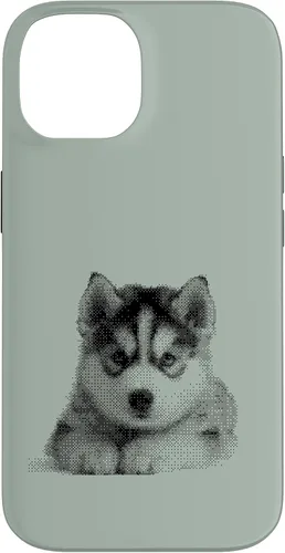 Vista 4 de Chic Husky Puppy - Funda para iPhone 16