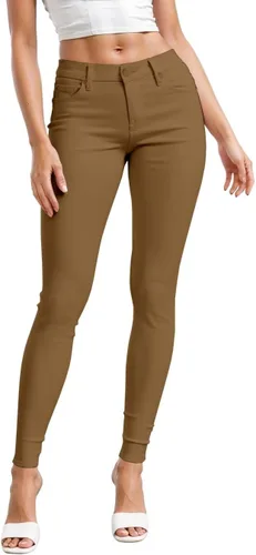 Vista 33 de Hybrid & Company - Pantalones ultraelásticos para mujer, cómodos y ajustados, para el trabajo y ocasiones informales Negro