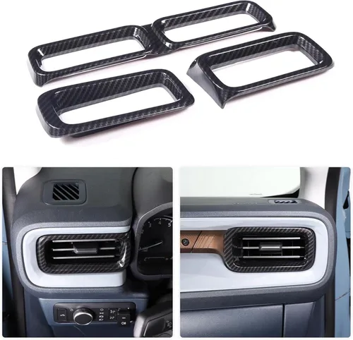 Vista 2 de TOYCIDFG Cubierta de marco de ventilación para consola central de automóvil compatible con Ford Maverick 2022-2024, accesorios de decoración
