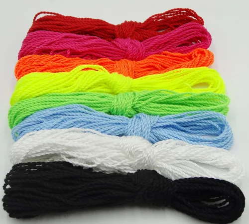 Vista 3 de Penta Angel 80 cuerdas Yoyo (10 cada uno: verde lima florescente, amarillo, naranja, azul, rosa, rojo, negro y blanco)
