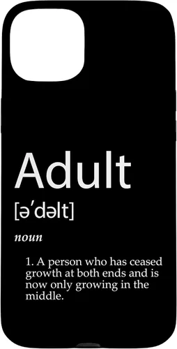 Vista 9 de Funny Adult Definition Joke for Parents Dad Mom Adults Case for iPhone XR