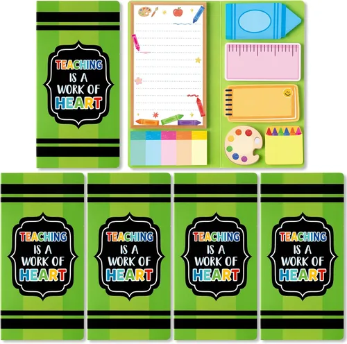 Vista 23 de Xqumoi Let The Adventure Begin - Juego de notas adhesivas – 550 hojas – Bloc de notas autoadhesivas con temática de viaje, pestañas divisorias