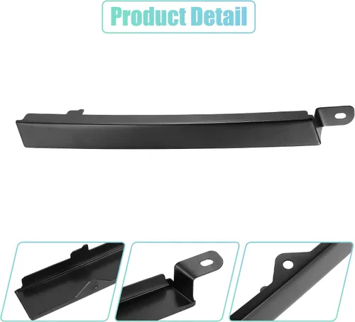 Vista 6 de X AUTOHAUX Par de Rejillas de Relleno del Parachoques Delantero Inferior de los Faros Lado del Conductor y Pasajero para Toyota Tacoma 2WD 1997-2000