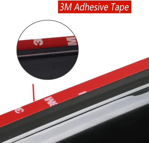 Vista 9 de Protector de lluvia solar para ventana de ventilación para Nissan Rogue 2014-2020, deflectores de viento (no compatible con Select & Sport)