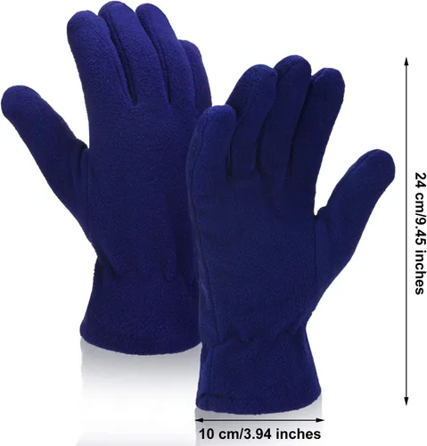 Vista 4 de SATINIOR 4 pares de guantes suaves de invierno para esquí, guantes térmicos de forro polar para hombres y mujeres, regalos del día de San Valentín