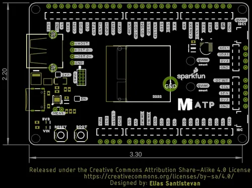 Vista 9 de SparkFun MicroMod ATP Carrier Board-Modular Interface Ecosistema-Conecte la placa de microcontrolador/procesador a varios periféricos de la placa