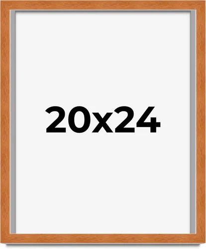 Vista 199 de Marco de 3 x 3 pulgadas de madera maciza de nuez y miel marrón con plexiglás acrílico UV, respaldo de tablero de espuma y accesorios para colgar