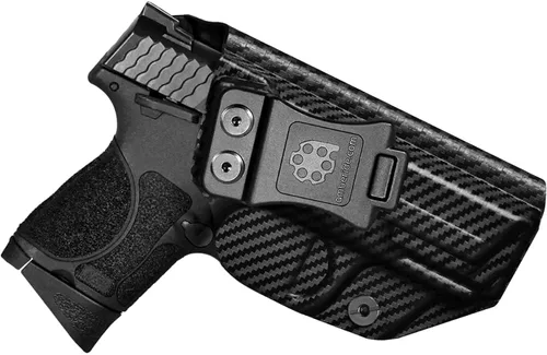 Vista 19 de Amberide IWB Funda Kydex para S&W M&P, Shield CT Laser, Shield Plus, Shield M1.0, Shield M2.0 3.1, EZ 0.354 in, EZ 380, Ecualizador, Guardaespaldas