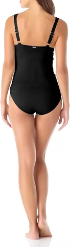 Vista 4 de Anne Cole Twist Front Underwire Tankini Swim Top