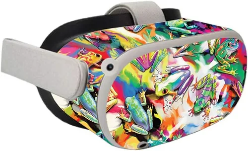 Vista 2 de MightySkins Skin compatible con Oculus Quest 2 - Pintura húmeda Cubierta protectora de vinilo duradera y única Fácil de aplicar, quitar