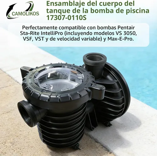Vista 3 de 17307-0110S Conjunto de cuerpo de tanque de bomba de piscina se adapta a Pentair Sta-Rite IntelliPro VS 3050 Bombas Serie Max-E-Pro Conjunto