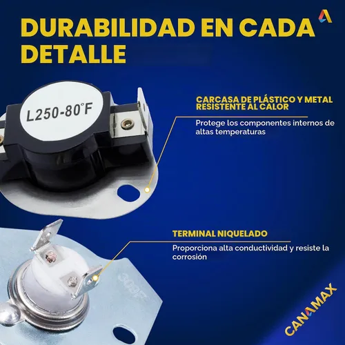 Vista 5 de 279769 Fusible térmico del termóstato 3392519 del termostato 3387134