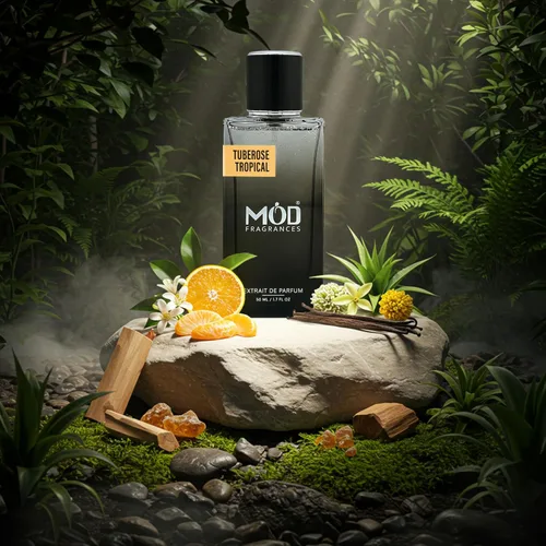 Vista 7 de Perfume tropical Tuberose para mujeres y hombres – Inspirado en Marfa Memo Perfume de diseñador Perfume de larga duración Floral Woody Musk