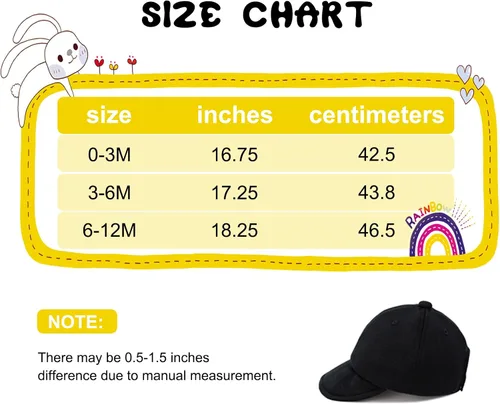 Vista 5 de Durio Gorra de béisbol ajustable para bebé, protección solar, suave para recién nacido, gorra de béisbol para bebé