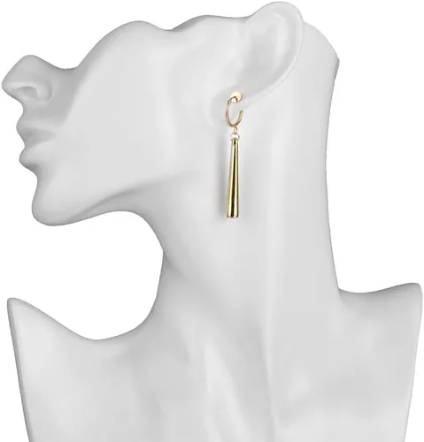 Vista 4 de 3 aretes dorados de clip de anime para cosplay, aretes Zoro para mujeres y hombres, aretes colgantes para cartílago