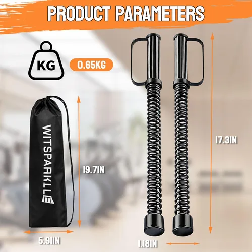 Vista 8 de 2 cuerdas de batalla sin cuerda, cuerdas de entrenamiento portátiles para gimnasio en casa con guantes antideslizantes, entrenamientos HIIT y fuerza
