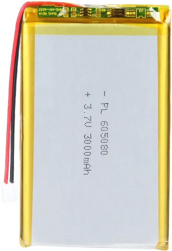 Vista 24 de 3.7V 2800mAh 123464 Lipo batería recargable de iones de polímero de litio con conector JST