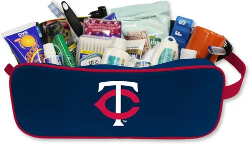 Vista 7 de Charm14 Estuche de viaje MLB con logotipo bordado de Little Earth Miami Marlins