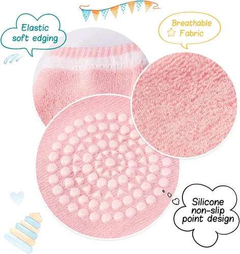 Vista 2 de Baby Crawling Pads Anti Slip Knee Pads Baby Knee Protectors Toddler Leg Warmer Safety Walking Kneepads - Rodilleras para Bebe