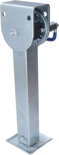 Vista 2 de Remolque, pata de caída de remolque, universal, resistente, galvanizado, de alta resistencia, fácil montaje para autocaravana, caravana, accesorios