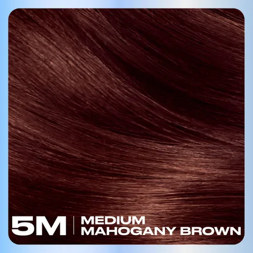 Vista 4 de Clairol Nice'n Easy Permanent Hair Dye, 5M Medium Mahogany Brown 1 Pack Marrón caoba medio 5M