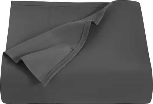 Vista 10 de NTBAY - Sábana encimera de microfibra, ultrasuave y antiarrugas, resistente a las manchas y a la decoloración Soft Brushed Microfiber Top Sheet
