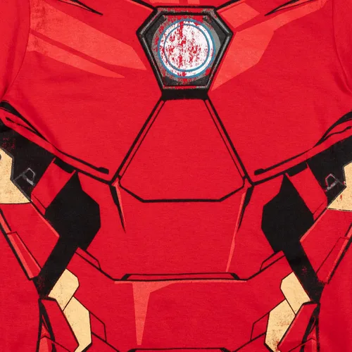 Vista 7 de Marvel Paquete de 2 camisetas para niños pequeños a niños grandes (2T - 18-20)