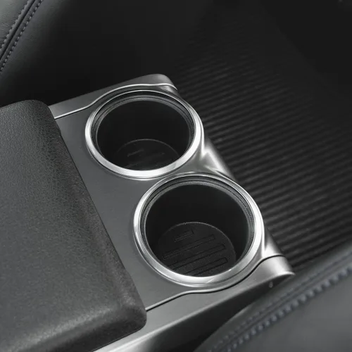 Vista 3 de Soporte para tazas de consola central para Ford F150 2009-2014 con soporte de taza de consola de flujo a través del inserto de repuesto para F150