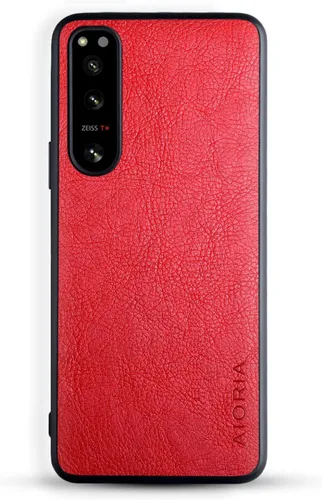 Vista 18 de AIORIA Funda protectora completa para Sony Xperia 1 IV, 6.5 pulgadas Premium PU Leather Cover Retro Business Design Full Protective Case para Sony