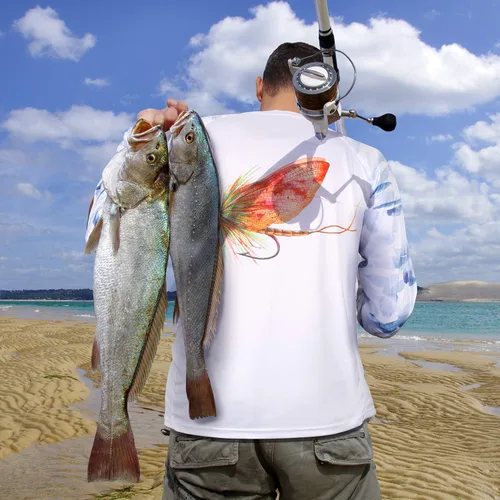 Vista 58 de Palmyth - Camiseta de pesca para hombre, con manga larga, protección solar ultravioleta FPU 50+, con bolsillo