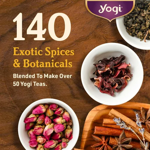 Vista 9 de Yogi Tea Sweet Clementine - Té de apoyo para el estrés, certificado por USDA, orgánico, sin OMG, 16 bolsas de té por paquete (6 paquetes)