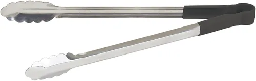 Vista 7 de Winco Pinzas para servir de acero inoxidable de 9 pulgadas con mango antideslizante, color azul
