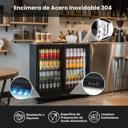 Vista 5 de Refrigerador de barra comercial,Refrigerador de bebidas de altura