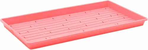 Vista 23 de Bootstrap Farmer - Bandejas Microgreen 1020, paquete de 5 bandejas de semillas extra resistentes y poco profundas con orificios - Cultivo