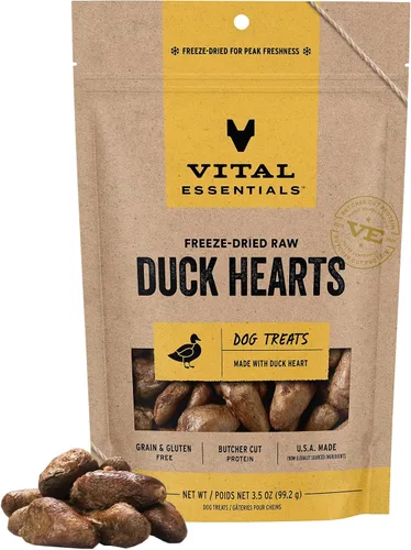 Vista 10 de Vital Essentials Golosinas para perros con corazones de pollo crudos