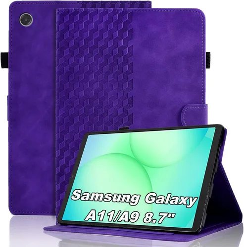Vista 76 de Funda para Samsung Galaxy Tab S6 Lite 2024/2022/2020 de 10.4 pulgadas SM-P620/P625/P610/P613/P615/P619 de piel sintética, funda magnética con Negro