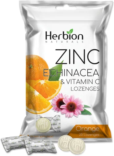 Vista 10 de HERBION Naturals - Pastillas de zinc, equinácea y vitamina C, 25 unidades, suplemento dietético para adultos y niños mayores de 5 años, promueve