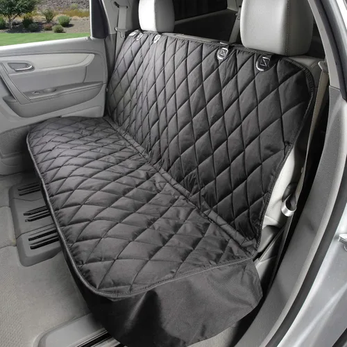 Vista 10 de Perro Funda para asiento sin Hamaca para autos, camiones y SUVs – Empresa basada en EE. UU. – Negro, Bronceado, Gris, normal, Bronceado
