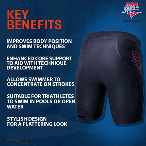 Vista 4 de ZONE3 Pantalones cortos de neopreno 'Premium' Aerodome Elite 5/0.118 in