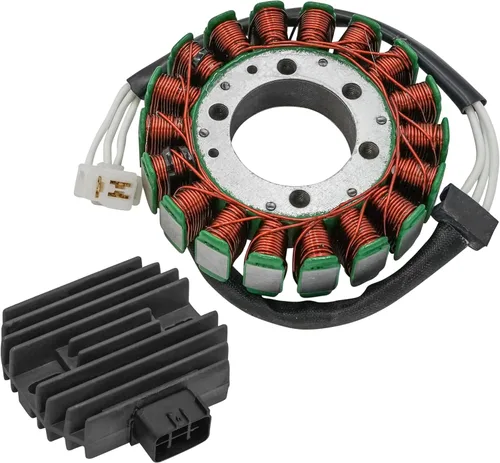 Vista 5 de Caltric Rectificador de estator y regulador compatible con Kawasaki Versys 650 Kle650 2007-2014