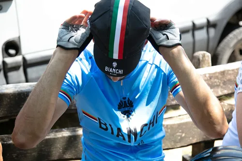 Vista 5 de Nalini Bianchi Gorra de ciclismo unisex de neón