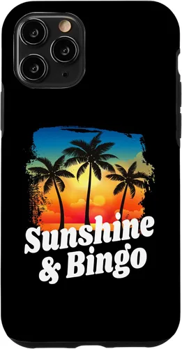 Vista 10 de Funda de playa para iPhone 15 Sunshine and Bingo con divertido jugador jugando ganador