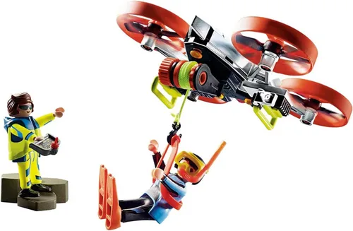 Vista 3 de Playmobil Rescate de buceadores con dron