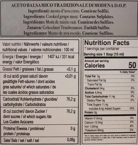Vista 2 de Vinagre Balsámico Tradicional de Módena DOP 12 años, 3.4 oz + dosificador de tic + libro de recetas