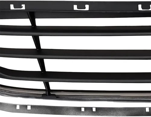 Vista 4 de Parrilla de parachoques superior e inferior compatible con Hyundai Elantra GLS/GL/L/L/Limited Chrome Trim 2 piezas