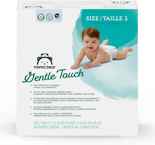Vista 15 de Marca Amazon - Pañales Mama Bear de toque suave, talla 1, 50