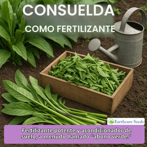 Vista 7 de True Comfrey 50 Semillas (Symphytum officinale) Sin OGM, Herencia