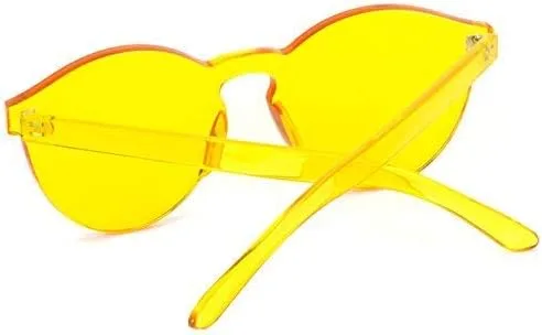 Vista 5 de Wearme Pro - Lentes para sol Super Retro Redondos, transparentes.